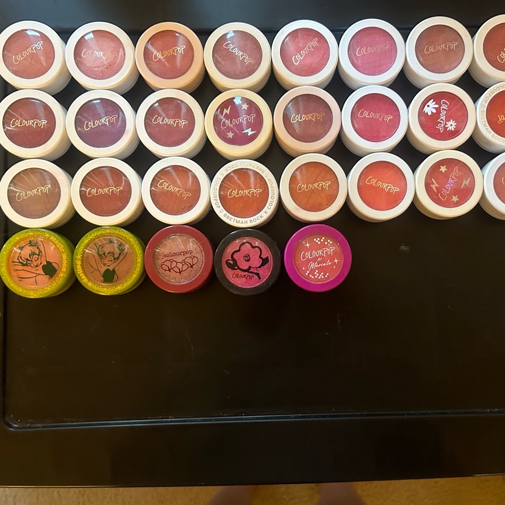 COLOURPOP 32 Assorted SUPER SHOCK BLUSH Powder lot set kit vault bundle